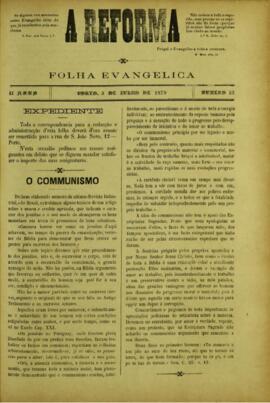 A Reforma de 3 de julho de 1879