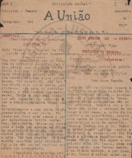 A União - Ano I - Dezembro 1927