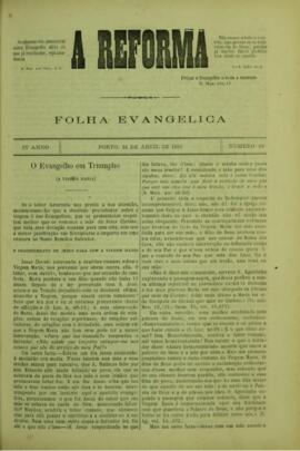 A Reforma de 21 de abril de 1881