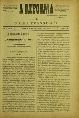 A Reforma de 2 de outubro de 1879