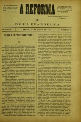 A Reforma de 17 de abril de 1879