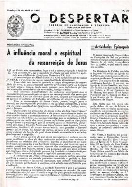 O Despertar, 24 abril, 1960, nº 30