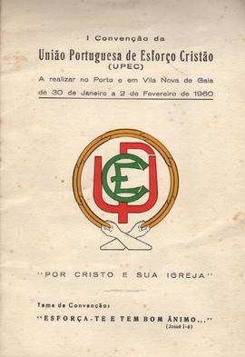 Programa da primeira convenção da União Portuguesa do Esforço Cristão