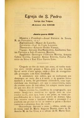 Relatórios da Igreja Lusitana 1908_2ª parte