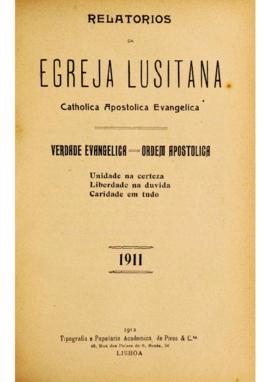 Relatórios da Igreja Lusitana de 1911_1ª parte