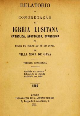Relatórios da Igreja Lusitana de 1880