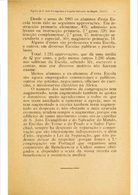 Relatórios da Igreja Lusitana de 1911_3ª parte