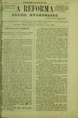 A Reforma de 4 de abril de 1878
