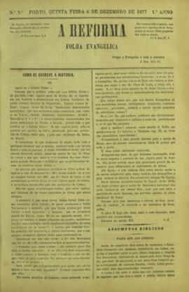 A Reforma de 6 de dezembro de 1877