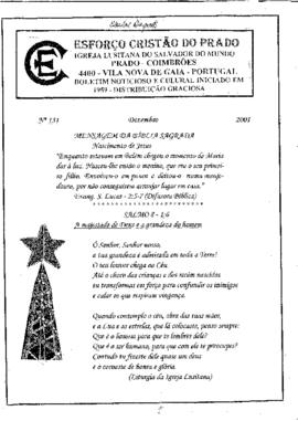 Esforço Cristão, Nº 131, dezembro, 2001