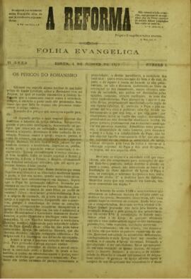 A Reforma de 1 de agosto de 1878