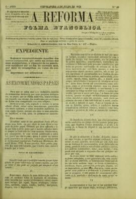 A Reforma de 4 de julho de 1878