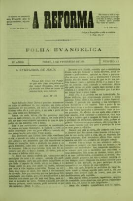 A Reforma de 3 de fevereiro de 1881