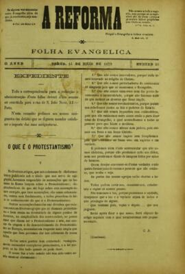 A Reforma de 15 de maio e 1879