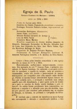 Relatórios da Igreja Lusitana 1904-1905_2ª parte