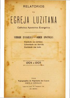 Relatórios da Igreja Lusitana 1904-1905_1ª parte